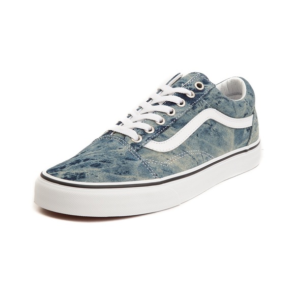 denim low top vans